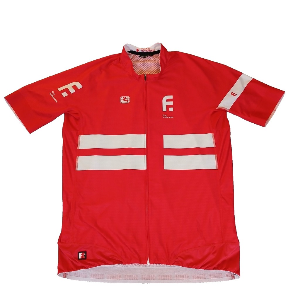 Giordana‎ FR-C Pro Women's Cycling Jersey 4XL Red/White Full Zip Pockets